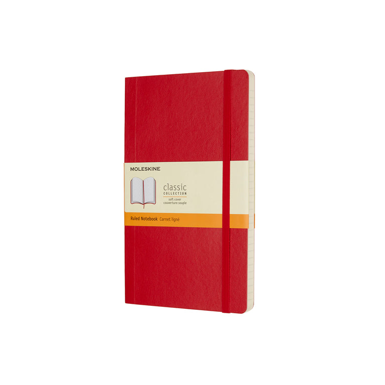 Red ruled extra large deals moleskine