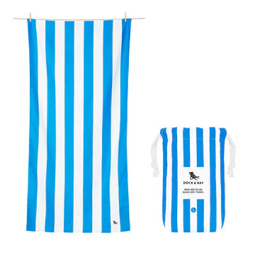 Extra Large Beach Towel Bondi Blue - Cabana Collection