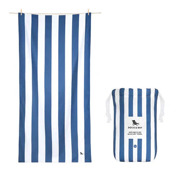 Extra Large Beach Towel Whitsunday Blue - Cabana Collection