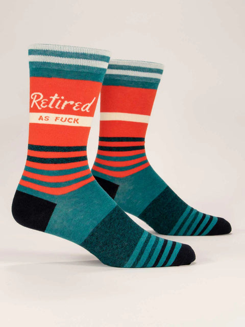 Retired As Fuck Mens Socks