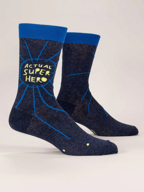 Actual Super Hero Men's Socks