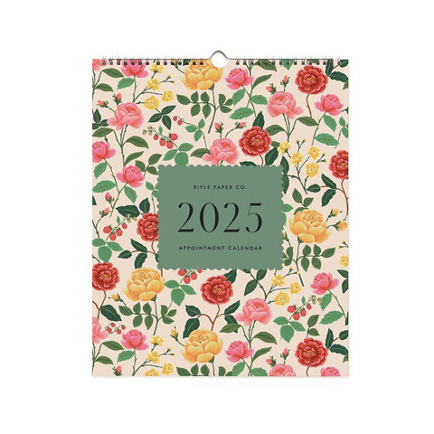 2025 Appointment Calendar - Roses