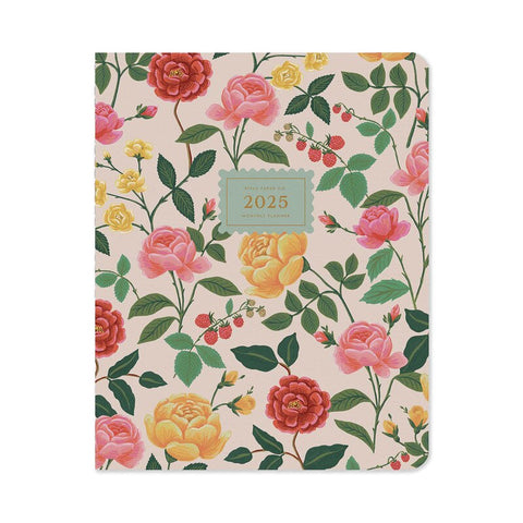 2025 Monthly Appointment Notebook - Roses