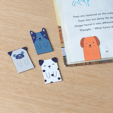 Magnet Dog Bookmarks set of 4