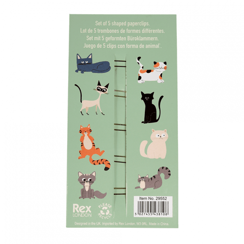 Nine Lives Cat Paper Clips