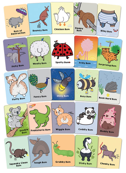 Animal Edition Go Bum Card Game