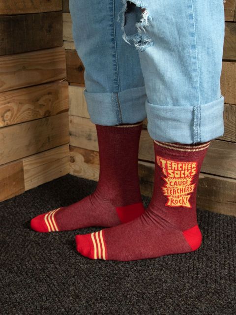 Teachers Rock Men's Socks