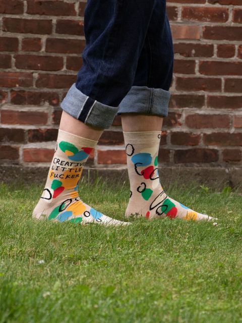 Creative Little Fucker Men's Socks