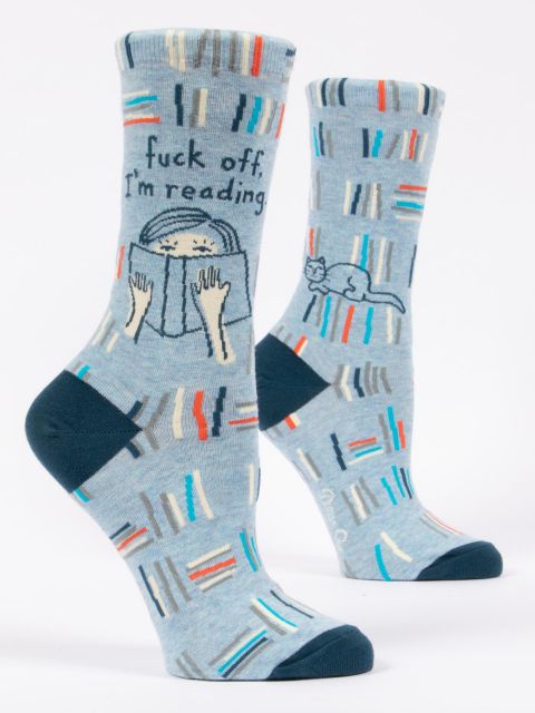 Fuck Off, I'm Reading Women's Socks