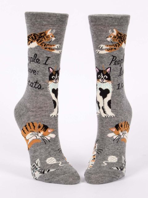 People I Love: Cats Women's Socks