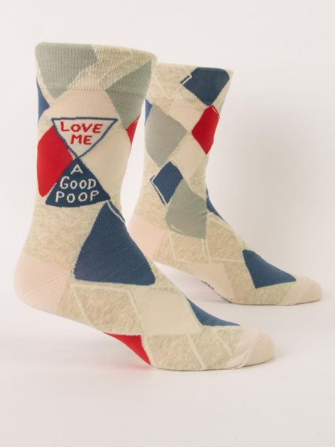 Love Me A Good Poop Men's Socks