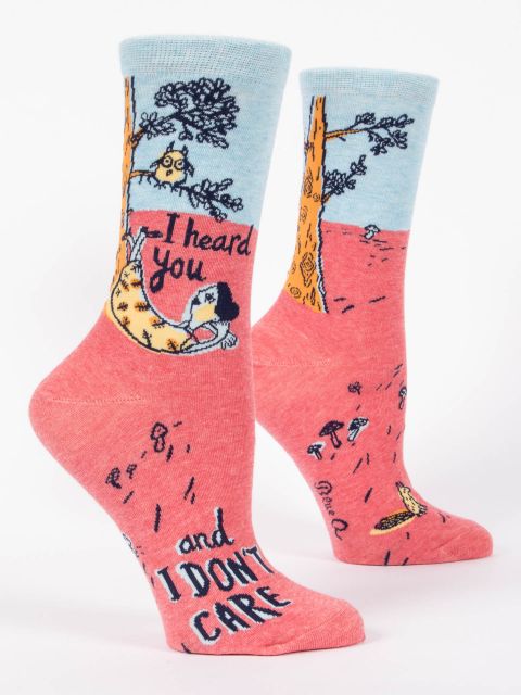 I Heard You and I Don't Care Women's Socks