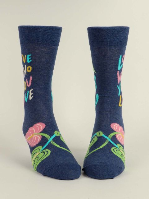 Love You Who Love Men's Socks