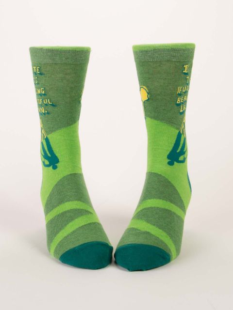 Fucking Beautiful Lawn Men's Socks