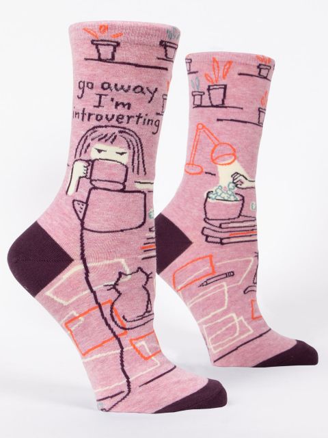 Go Away Introverting Women's Socks