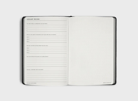 Bold Goal Digger 2025 Weekly Diary - Soft Cover - Black