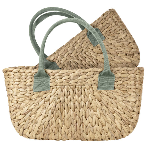 Olive Handle Large Harvest Basket