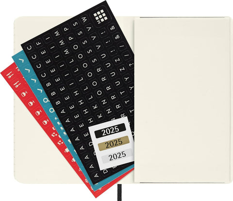 Daily Soft Cover 2025 Diary - Pocket - Black