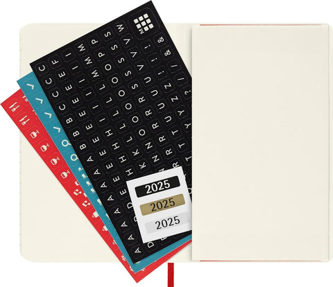 Weekly Soft Cover 2025 Diary - Pocket - Scarlet Red