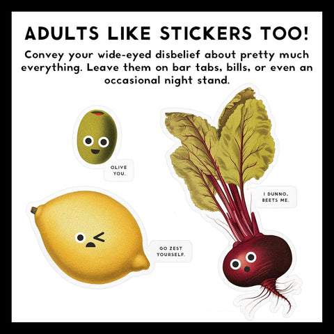 Googly Fruit Sticker Book