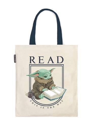 Grogu Reads Star Wars Tote Bag