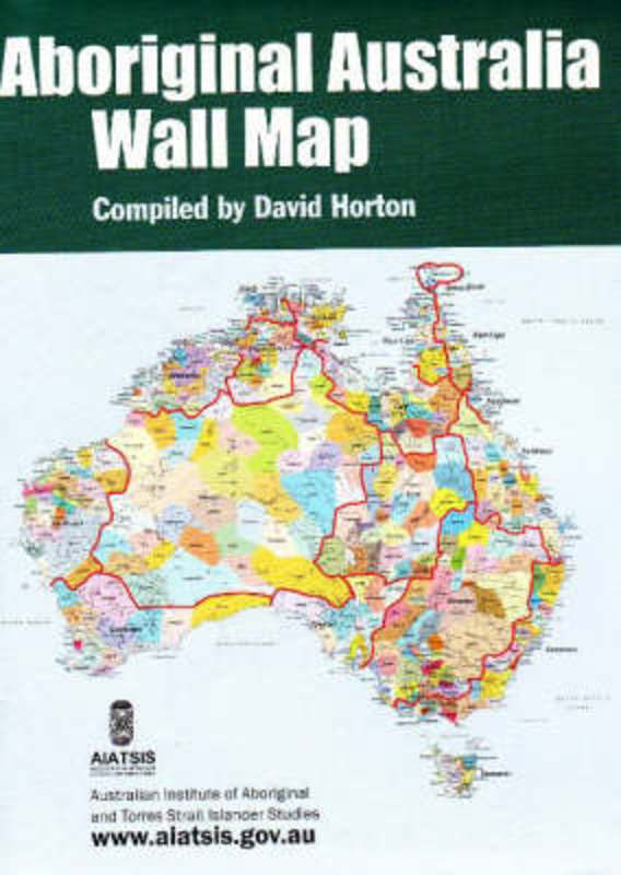 A0 fold AIATSIS map Indigenous Australia by Aboriginal Studies Press - 9780855754921