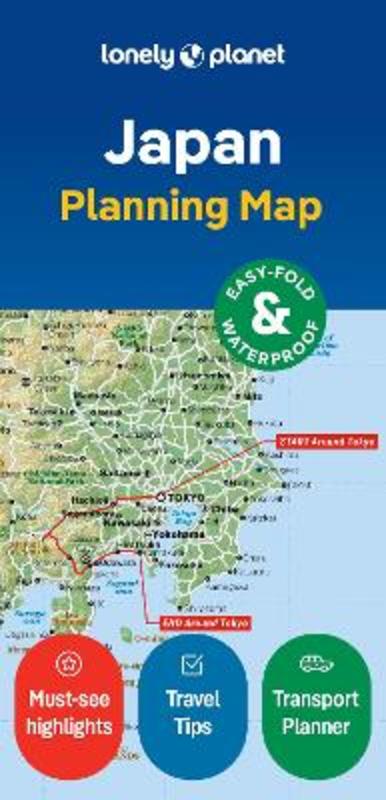 Lonely Planet Japan Planning Map by Lonely Planet - 9781787015876