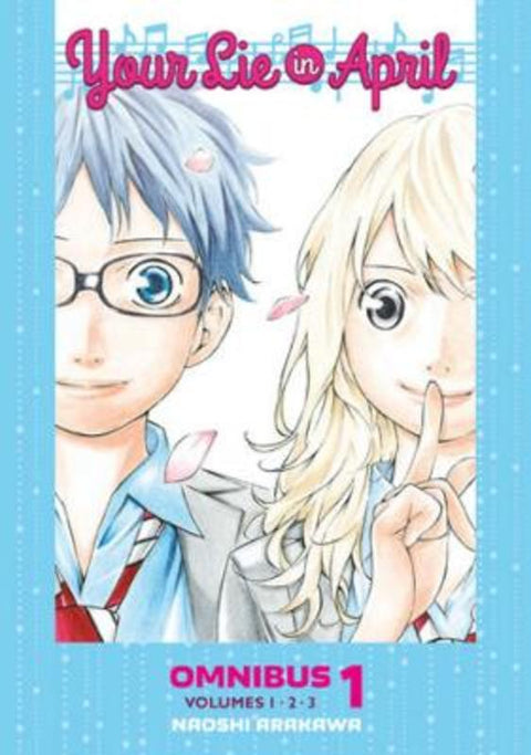 Your Lie in April Omnibus 1 (Vol. 1-3) by Naoshi Arakawa - 9798888772249