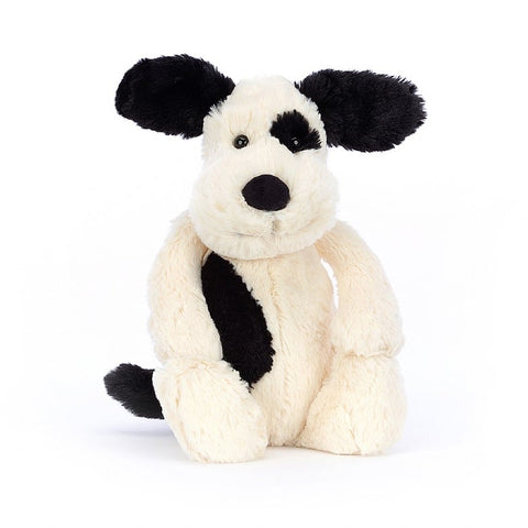 Bashful Black Cream Puppy Medium