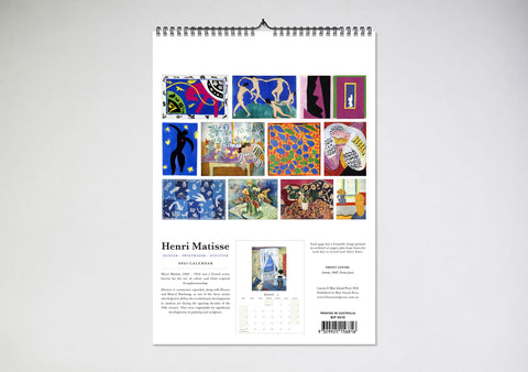 Henri Matisse 2025 Wall Calendar