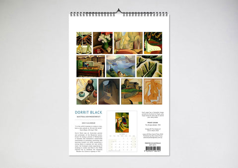 Dorrit Black 2025 Wall Calendar