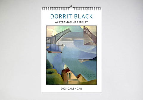 Dorrit Black 2025 Wall Calendar