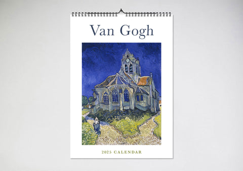 Vincent Van Gogh 2025 Wall Calendar