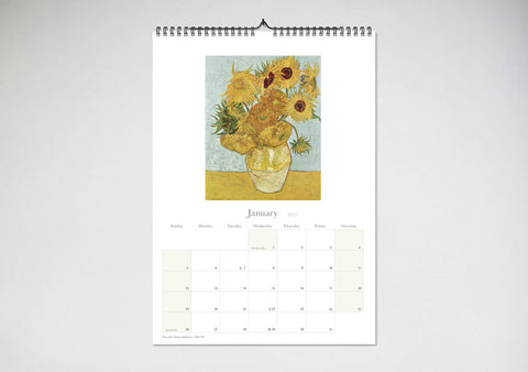 Vincent Van Gogh 2025 Wall Calendar