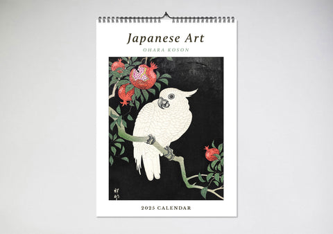 Japanese Art by Ohara Koson 2025 Wall Calendar