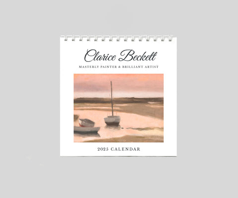 Clarice Beckett 2025 Desk Calendar