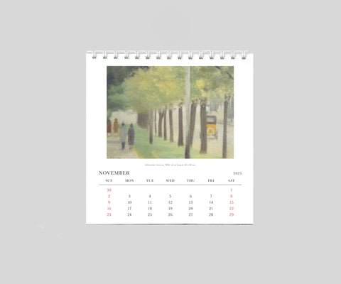 Clarice Beckett 2025 Desk Calendar