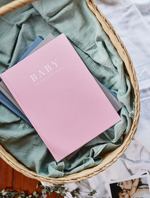 The First Five Years Pink Baby Journal