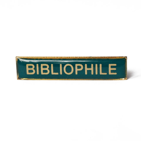 Bibliophile Enamel Pin