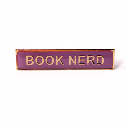 Book Nerd Enamel Pin