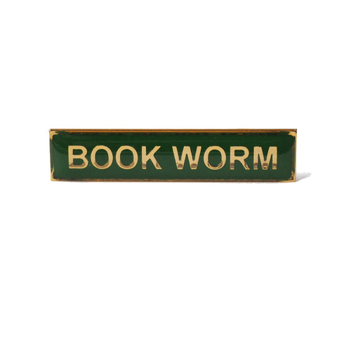 Book Worm Enamel Pin