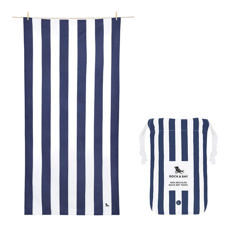 Large Beach Towel Whitsunday Blue - Cabana Collection