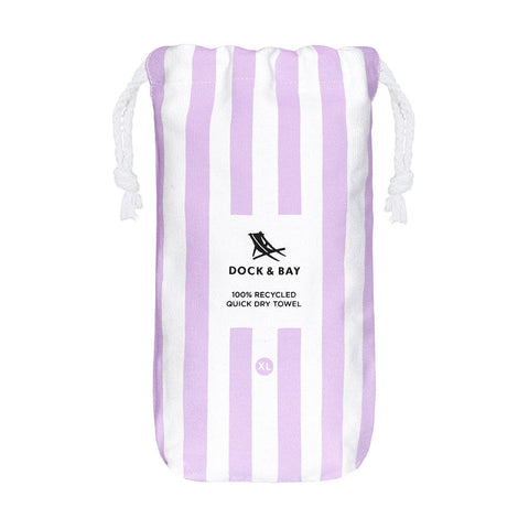 Extra Large Beach Towel Lombok Lilac - Cabana Light Collection