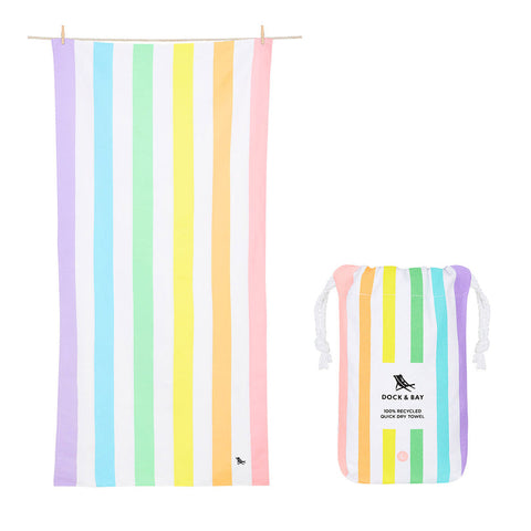 Large Beach Towel Unicorn Waves - Summer Collection