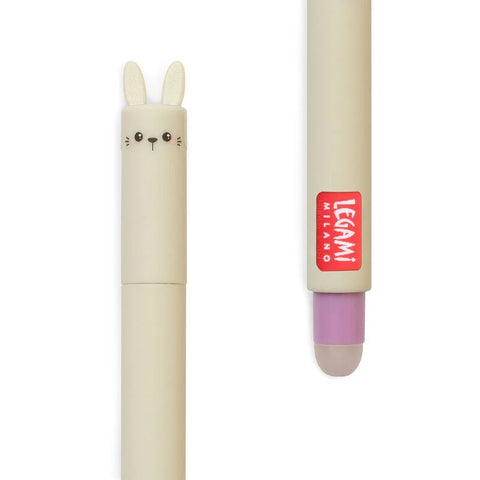 Bunny Erasable Gel Pen - Purple Ink