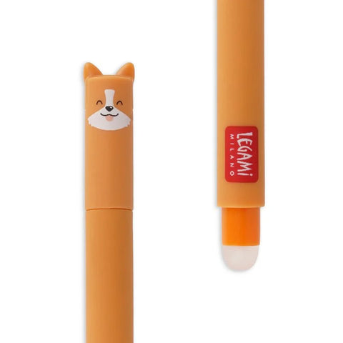 Corgi Erasable Gel Pen - Black Ink