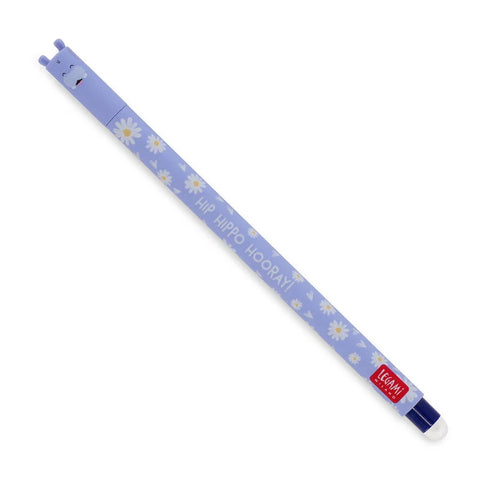 Hippo Erasable Gel Pen - Blue Ink