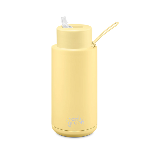 1L Ceramic Reusable Bottle - Buttermilk