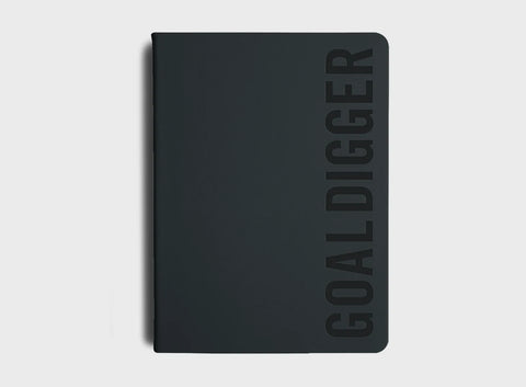 Bold Goal Digger 2025 Weekly Diary - Soft Cover - Black