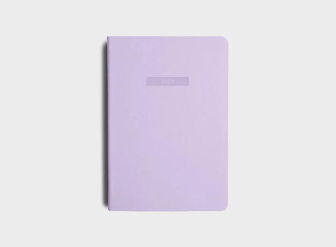 Classic 2025 Diary - Weekly - A5 - Soft Cover - Lilac